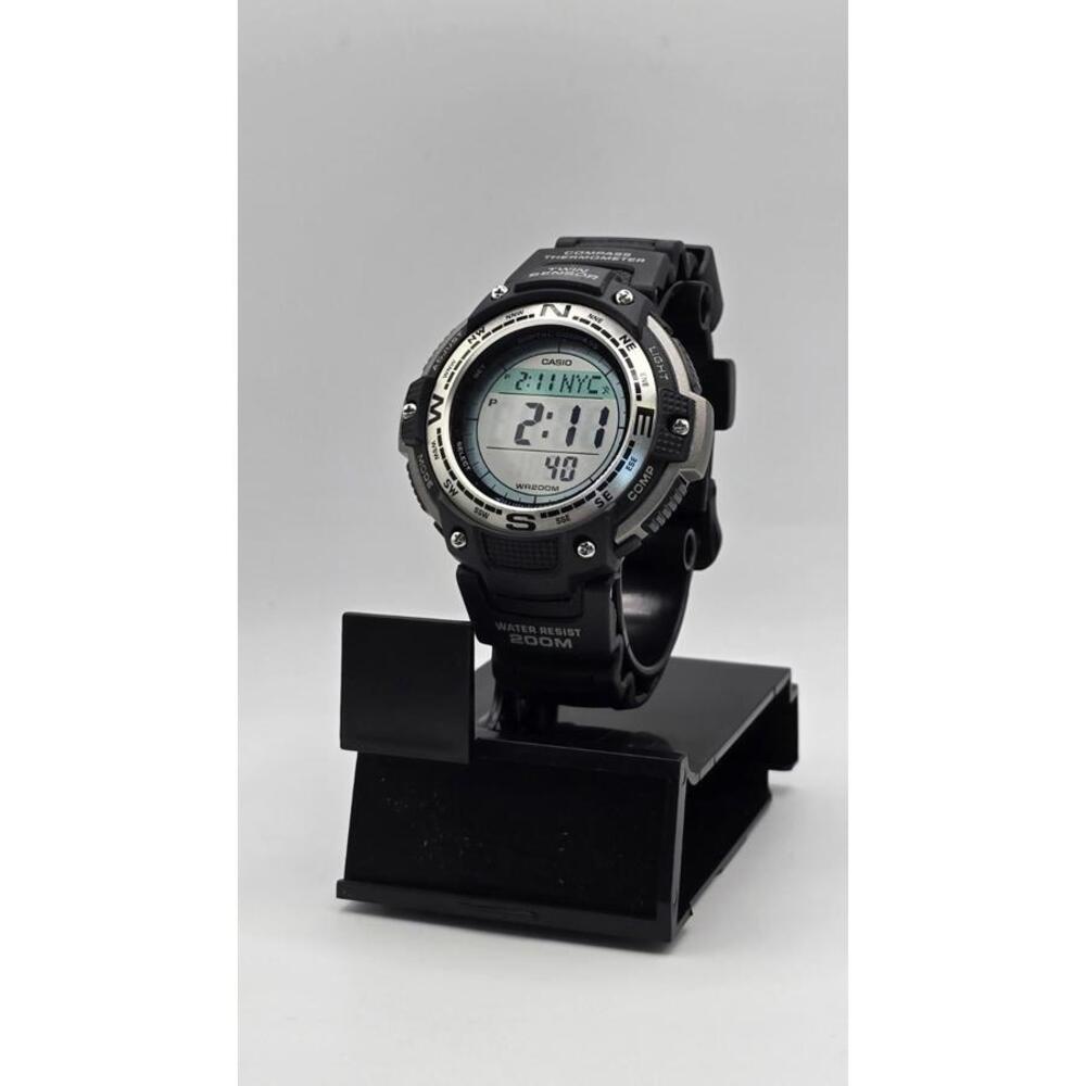 Casio Men's Outdoor Digital Compass Watch with Blue Dial SGW100-1V